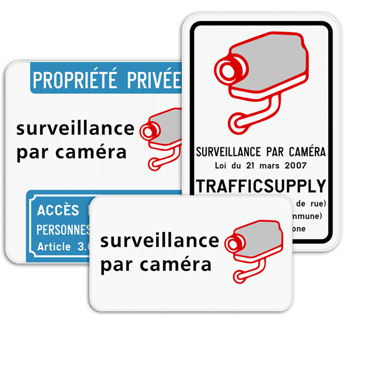 Vous voulez acheter des panneaux de surveillance par caméra