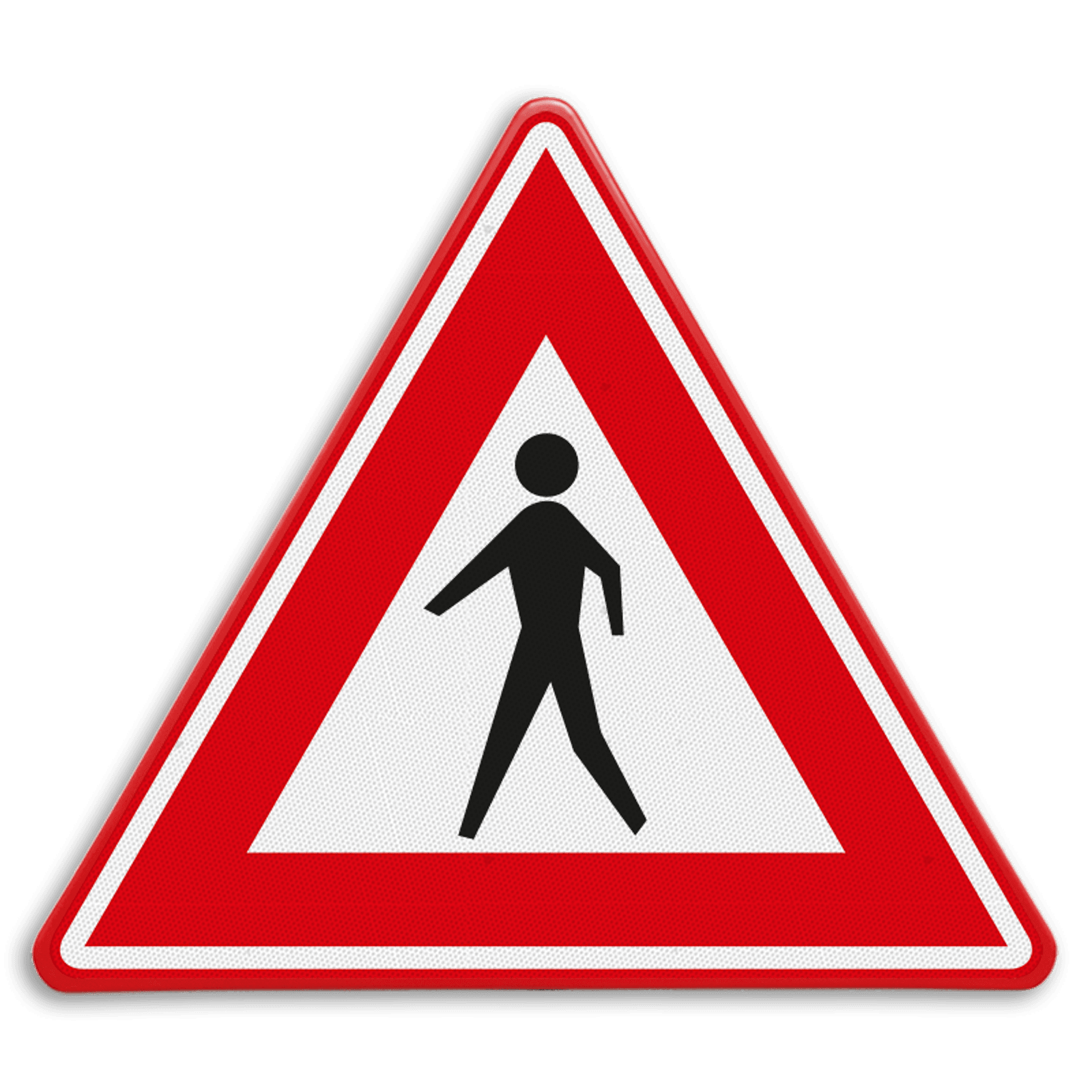 Verkeersbord waarschuwing oversteekplaats voetgangers RVV J23 Kopen?