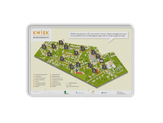 informatiebord reflecterend met eigen ontwerp kwiek beweegroute full colour 