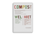 informatiebord reflecterend eigen ontwerp industrie compost-verwerking