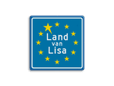 informatiebord reflecterend met eigen ontwerp Welkom in land 