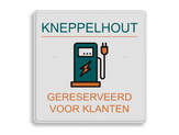 informatiebord reflecterend met eigen ontwerp tankstation 