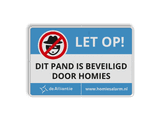 informatiebord reflecterend met eigen ontwerp pand beveiliging veiligheid