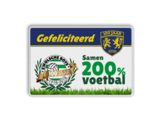 Informatiebord reflecterend gepersonaliseerd ontwerp voetbal VV Hattem Zwolsche Boys