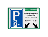 Parkeerborden Voor Elektrische Auto | Informatiebord.nl