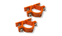 Kit de supports de fixation orange - (2 pièces)