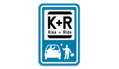 Parkeerbod Kiss&Ride + pictogram