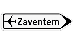 Verkeersbord SB250 F33a - Bewegwijzeringsbord op afstand Rechts