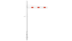 Limiteur de hauteur variable 1,8 - 2,8 mètres - Horizontal et rotatif en une pièce - Montage dans le sol