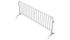 Barrière en acier 18kg - 250cm - 18 barreaux