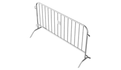 Barrière en acier 15,5kg - 200cm - 14 barreaux