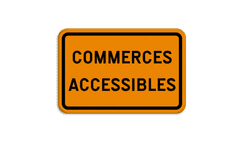 Panneau de signalisation - F39 - Commerces accessibles