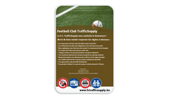 Football Club TrafficSupply avec votre texte + pictogramme