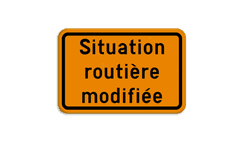 Panneau de signalisation - F39 - Situation routière modifiée