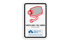 Surveillance par caméra Belge - Loi du 21 mars 2007 - Logo personnalisé