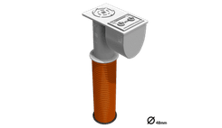 Douille de scellement PipeLock 600mm Ø 48 mm + clé