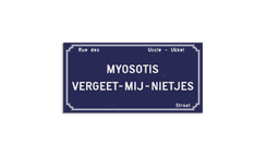 Plaque de rue - Uccle - Personnalisable