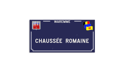 Plaque de rue - Waremme - Personnalisable