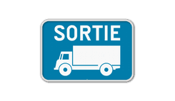 Panneau G2000 - G type III - Sortie de camion