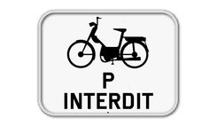 Panneau G2000 - M15 - Interdit aux cyclomoteurs