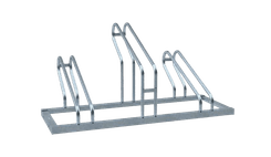Fietsenrek staal - 3 fietsen - enkelzijdig
