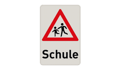 Warnschilder - Achtung, Kinder! Schule