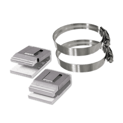 Verstellbare Rohrschelle mit einem Edelstahl Klemmband - Alform