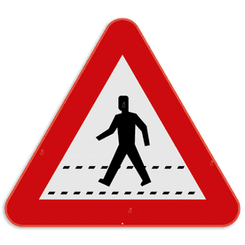 Verkeersbord voor vraag 