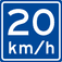 Extra opvallend verkeersbord op basis van dit icoon