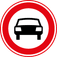 Extra opvallend verkeersbord op basis van dit icoon