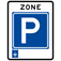 Extra opvallend verkeersbord op basis van dit icoon