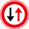 Extra opvallend verkeersbord op basis van dit icoon