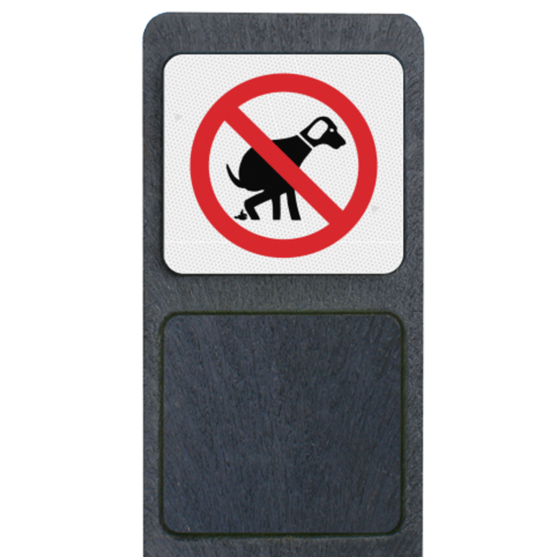 Bord verboden honden uit te laten