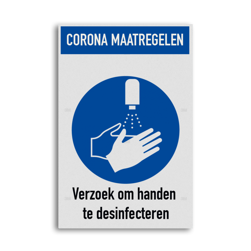 Pickup Pictogram 10x10cm Handen Wassen Verplicht - Communicatie - AVA.be