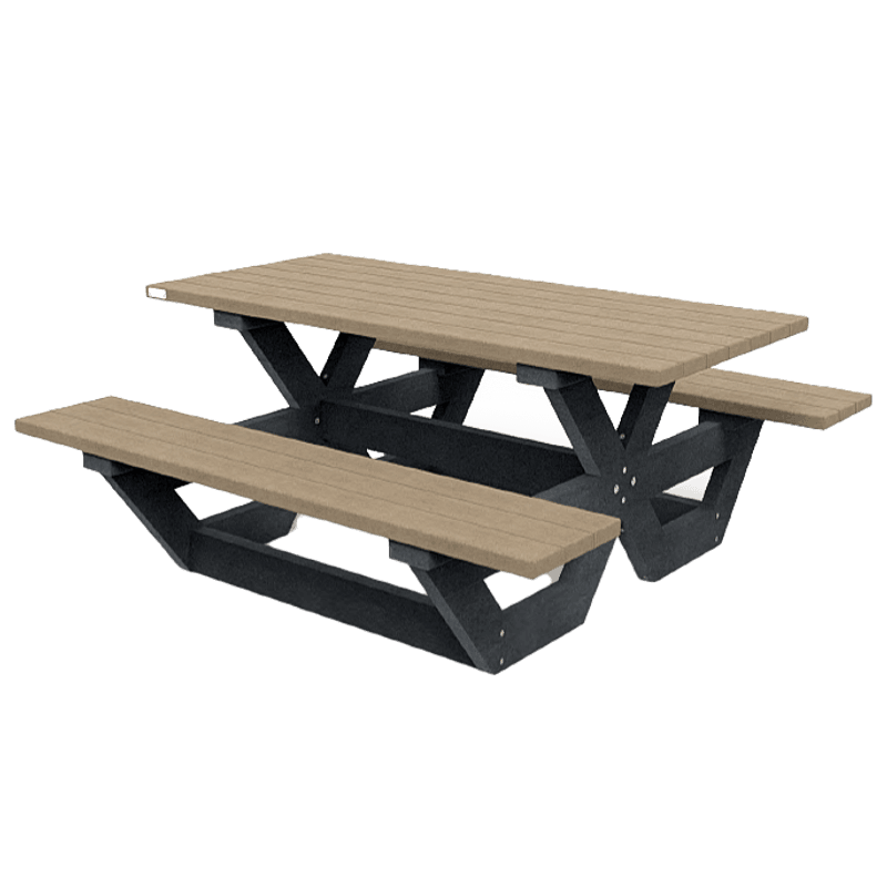 Govaplast picknicktafel 100 gerecycled kunststof type Cross