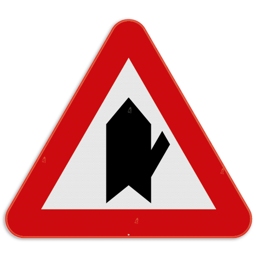 Panneau de signalisation B15e Priorité de passage à droite Panneaux officiels de