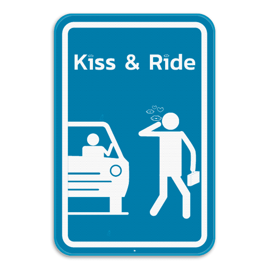 Parkeerbord KISS & RIDE Kopen? Bestel hier online!