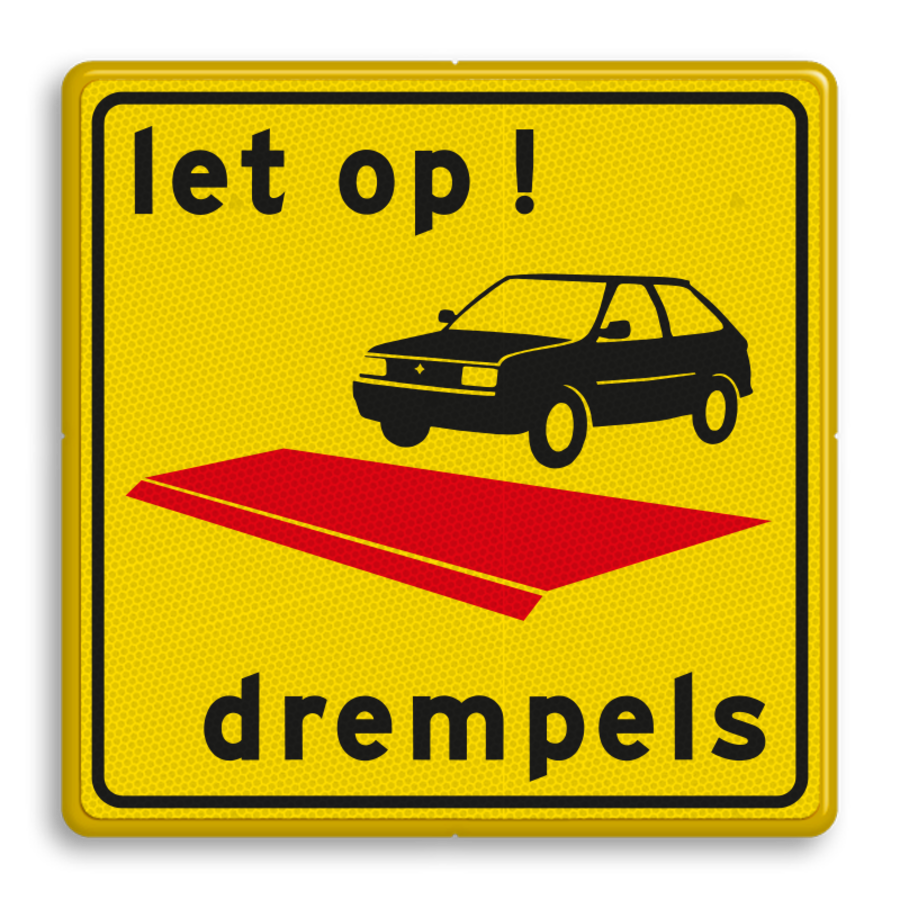 etiquette Ga door Geloofsbelijdenis Drempel verkeersbord kopen? Bestel online op Informatiebord.nl