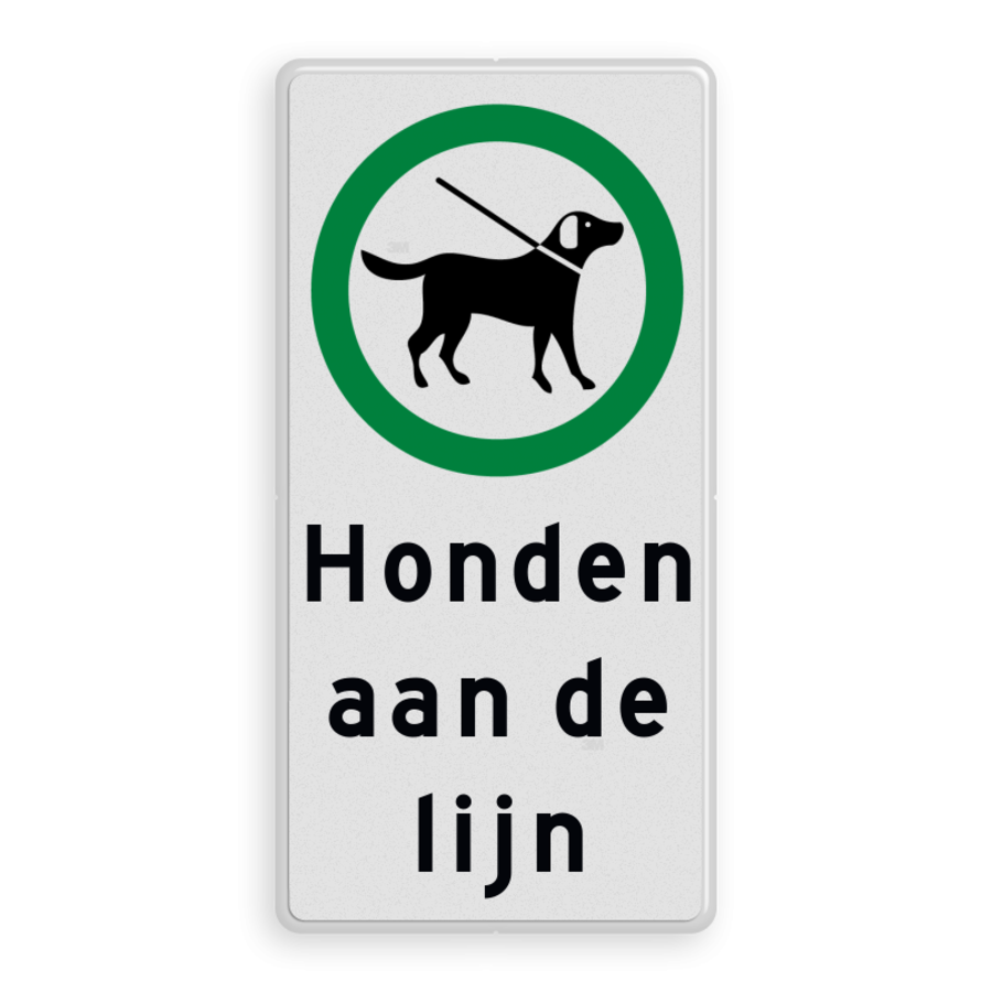 Beeldhouwer Overleven Skalk Verkeersbord Honden aangelijnd uitlaten toegestaan kopen? | Bestel!