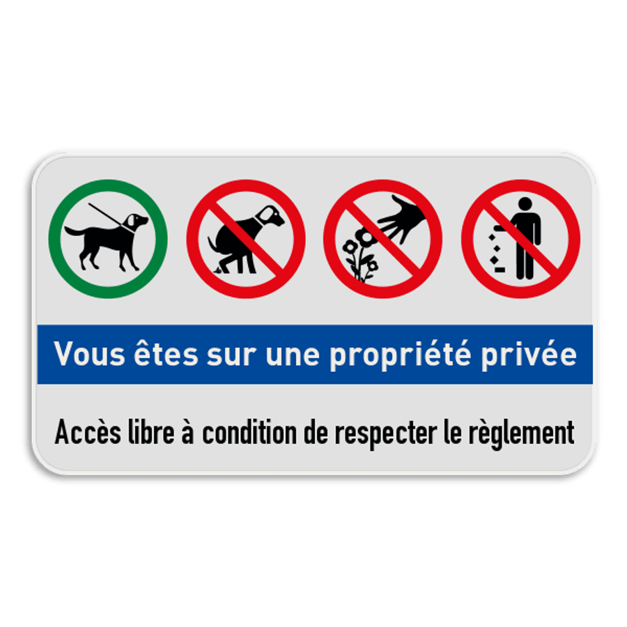 Déjection Canine Propriété Privée
