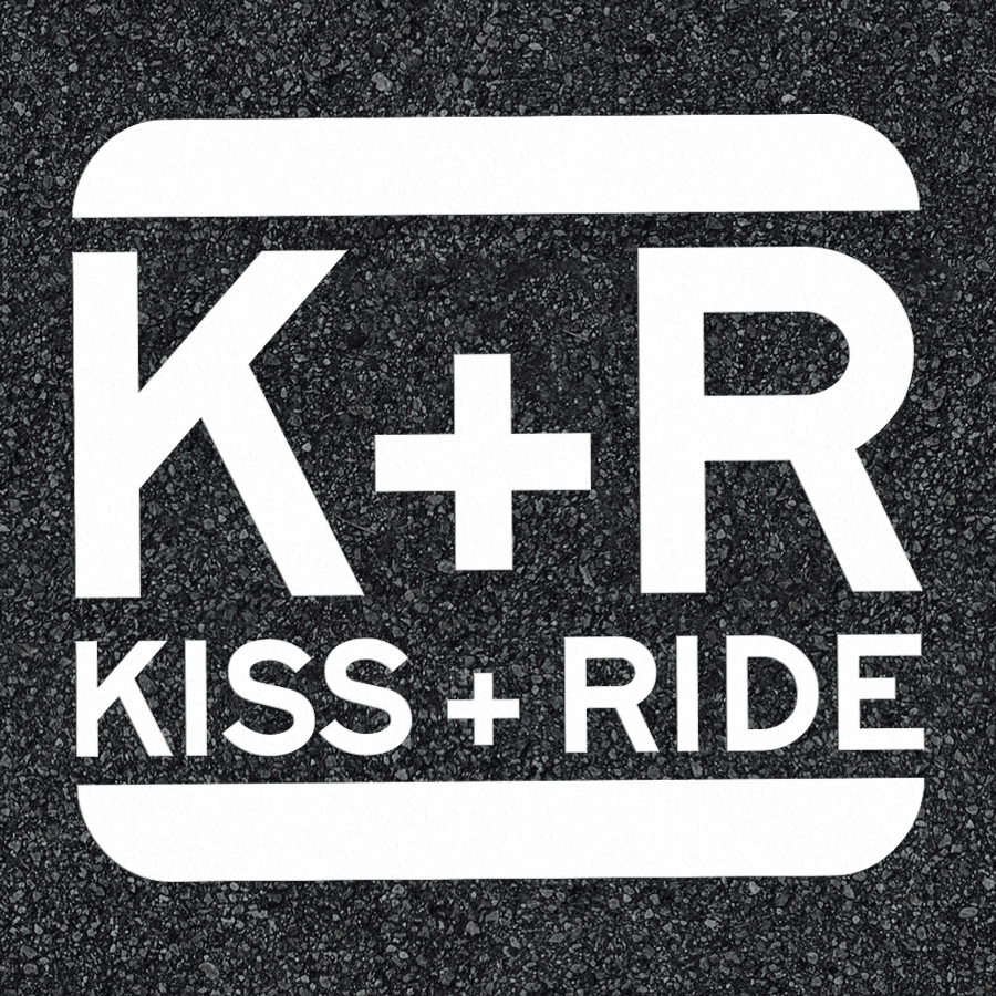 Marquage routier thermoplastique - Kiss + Ride
