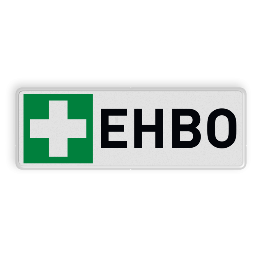 optocht ontvangen garen Reflecterende sticker of bord Pictogram E003 - EHBO middelen