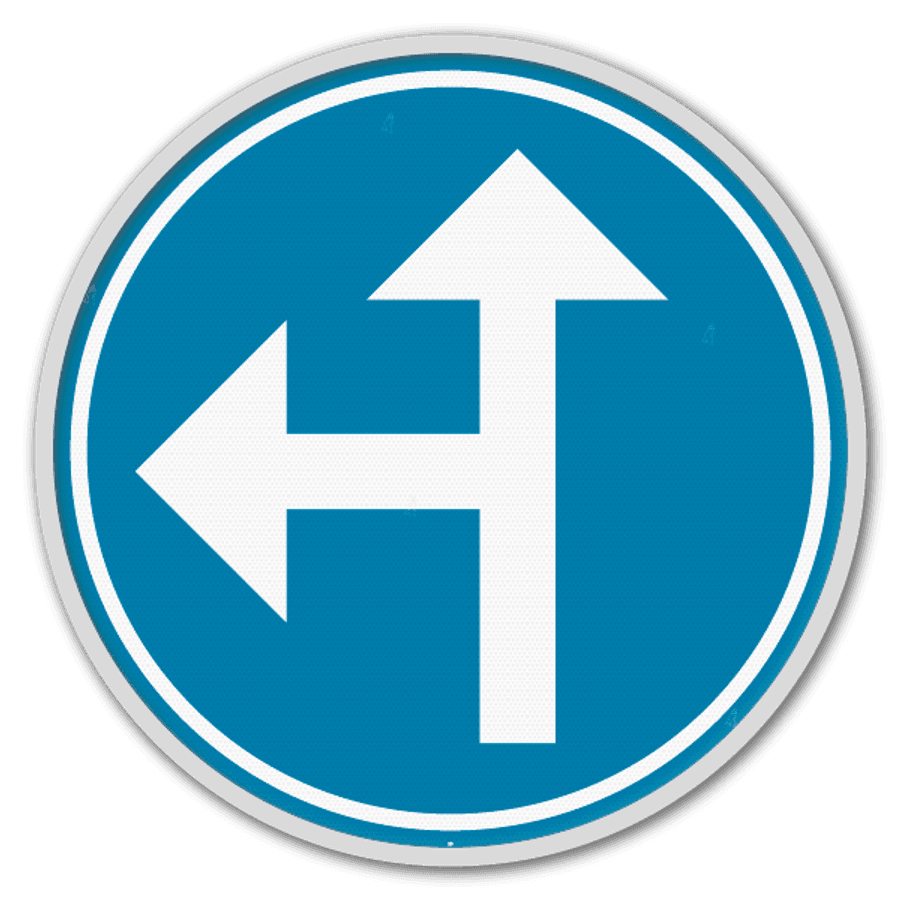 Achetez un panneau G2000 D3a Obligation de suivre une direction