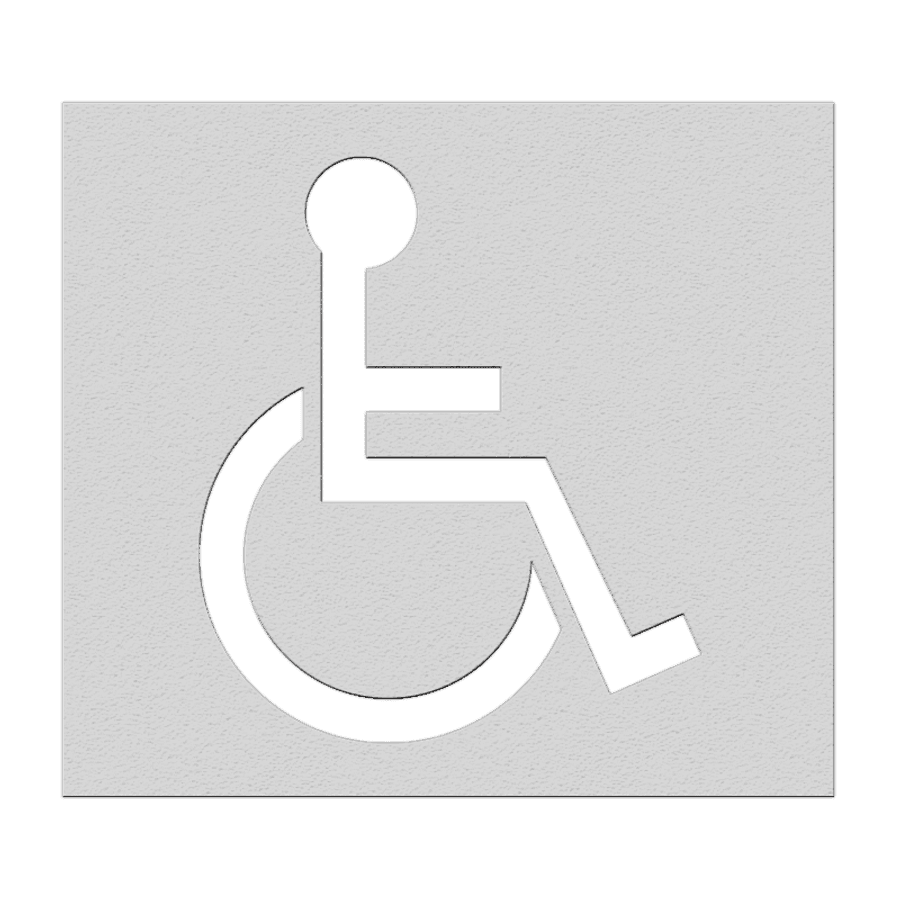 Pochoirs de Marquage au Sol – Place Handicapé PMR