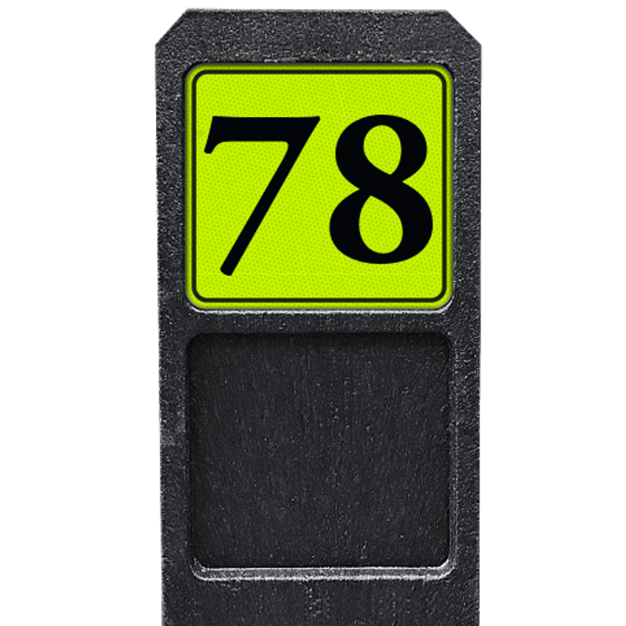 Numéro De Maison Hillman Noir Réfléchissant De 2 Po 839370 | RONA
