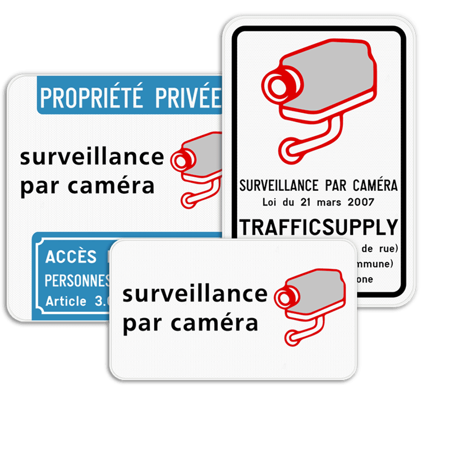 Vous voulez acheter des panneaux de surveillance par caméra