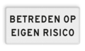 Verkeersteken OBD05