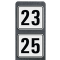 Huisnummerbord Modern