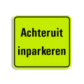 Huisnummerbord Modern tekst
