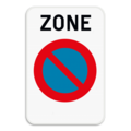 Panneau de signalisation ZE1